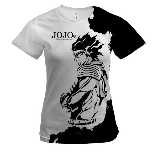 Жіноча 3D футболка Black & White - JJBA