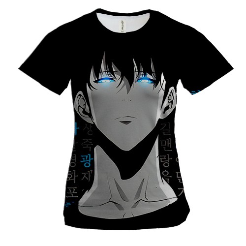 Жіноча 3D футболка Сон Джин Ву - Тільки я візьму новий рівень