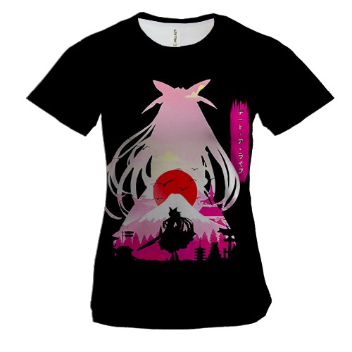 Женская 3D футболка Котори Ицука - Date a Live