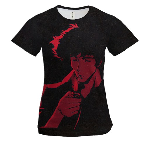 Женская 3D футболка Спайк Шпигель - Cowboy Bebop