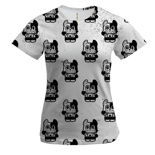 Женская 3D футболка Gleipnir, паттерн