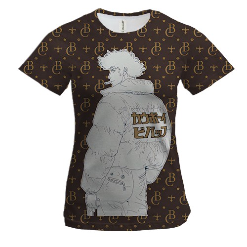 Жіноча 3D футболка Ковбой Бібоп