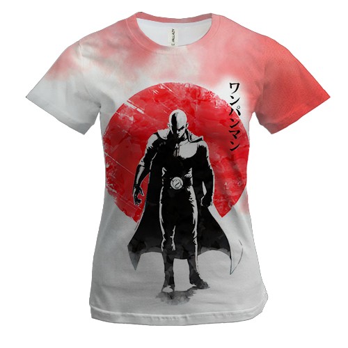 Жіноча 3D футболка Сайтама - OnePunchMan