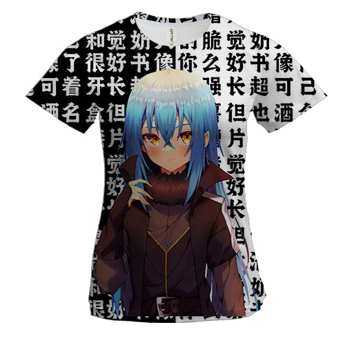 Жіноча 3D футболка Рімуру Темпест - Коли я переродився слизом