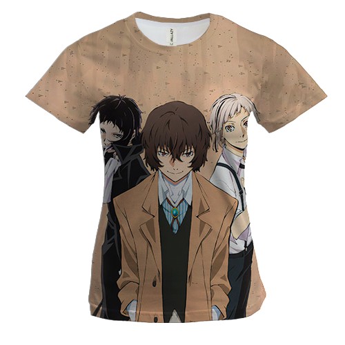 Жіноча 3D футболка Літературні генії Бродячі Пси