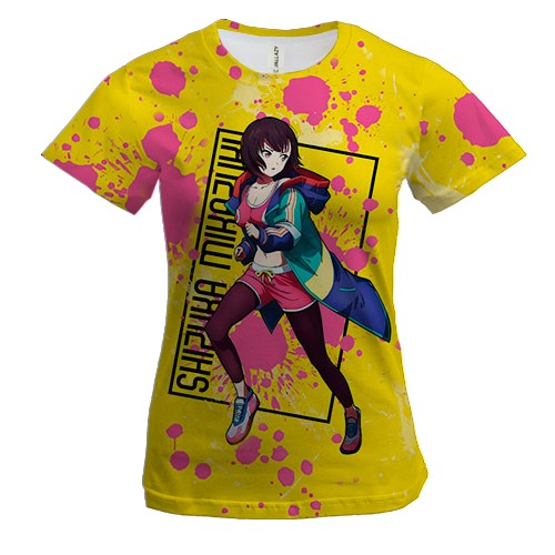 Женская 3D футболка Shizuka Mikazuki - Zom100 (Предсмертный список зомби)