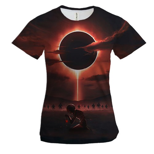 Женская 3D футболка Падение Гриффита - Berserk