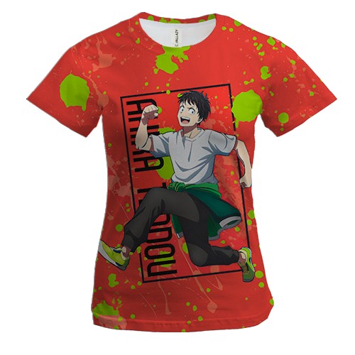 Женская 3D футболка Akira Tendou - Zom100 (Предсмертный список зомби)