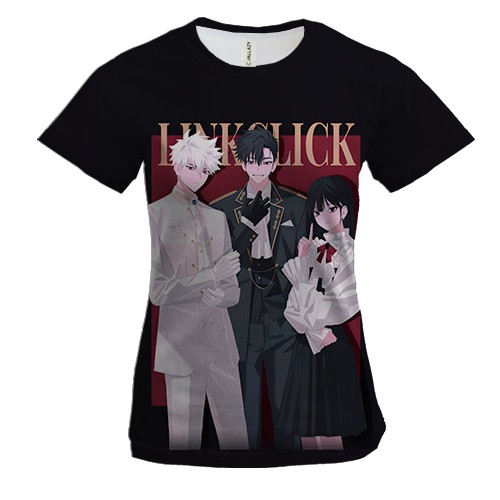 Женская 3D футболка аниме Агенты времени (LinkClick)