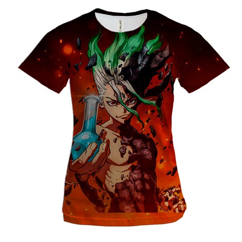 Жіноча 3D футболка Сенку Ісіґамі - Доктор Стоун