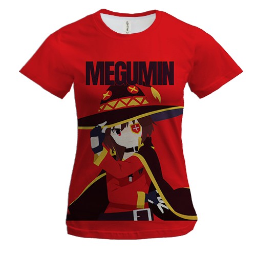 Жіноча 3D футболка Меґумін - KonoSuba