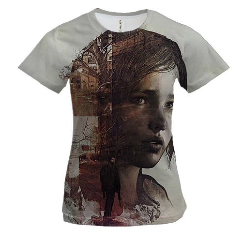 Женская 3D футболка "The last of Us"