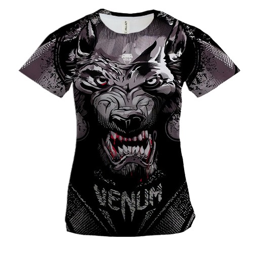 Женская 3D футболка "Venum"