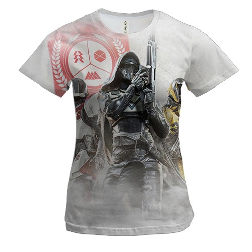 Женская 3D футболка "Destiny 2"