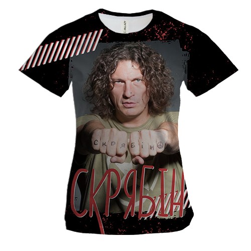 Жіноча 3D футболка "Скрябiн" (4)