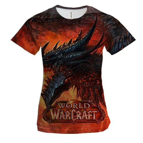 Жіноча 3D футболка "World of Warcraft"