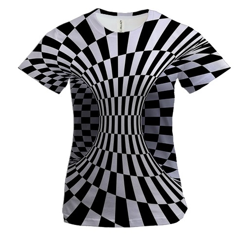 Женская 3D футболка "Абстракция"(4)