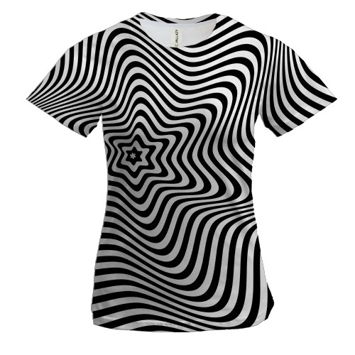 Жіноча 3D футболка "Абстракція" (2)