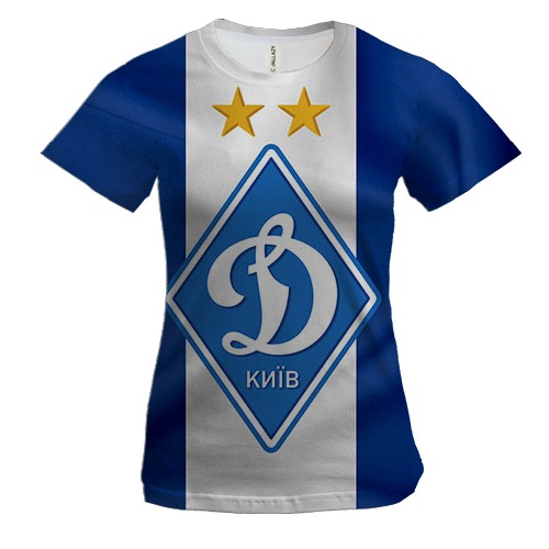 Жіноча 3D футболка "Dynamo Kyiv"