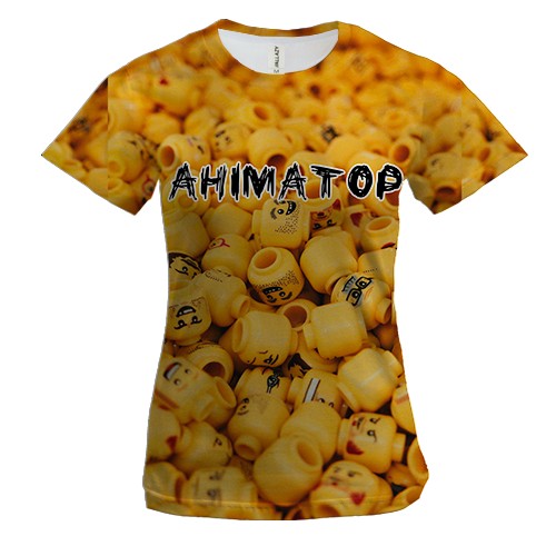 Жіноча 3D футболка для аніматора