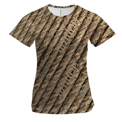 Женская 3D футболка для шпиона