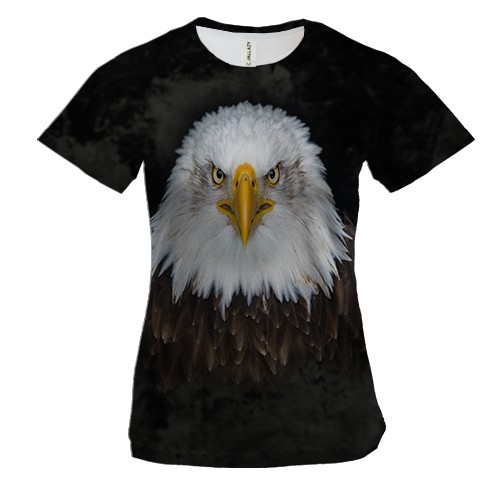 Жіноча 3D футболка "Американський орел"