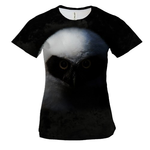 Жіноча 3D футболка "Совенок"