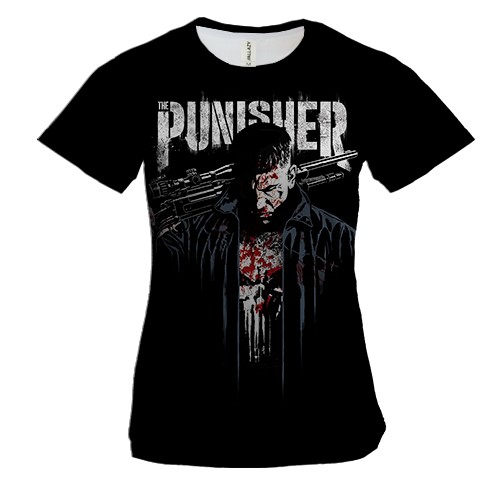 Жіноча 3D футболка "Каратель" (2)