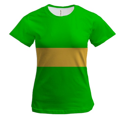 Жіноча 3D футболка Undertale - ЧАРА (CHARA)