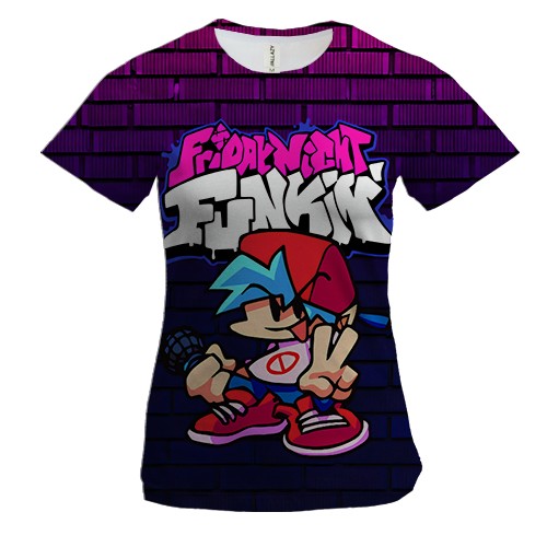 Жіноча 3D футболка Friday Night Funkin