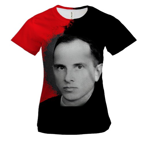 Жіноча 3D футболка зі Степаном Бандерою