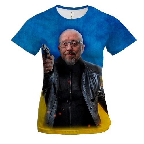 Жіноча 3D футболка Резніков (Marvel Style)