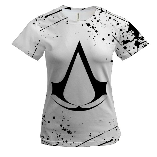 Женская 3D футболка Ассасин Крид