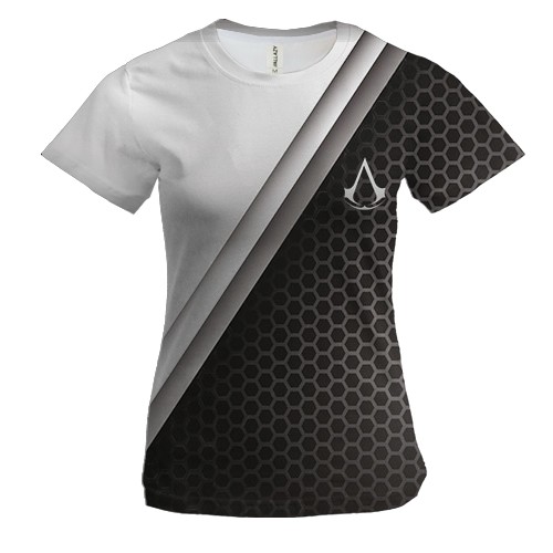 Жіноча 3D футболка Assassin’s Creed міні лого