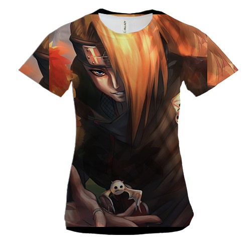 Женская 3D футболка Deidara