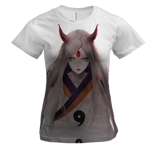 Женская 3D футболка Kaguya