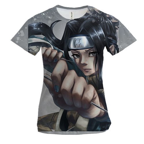 Женская 3D футболка Naruto character 42