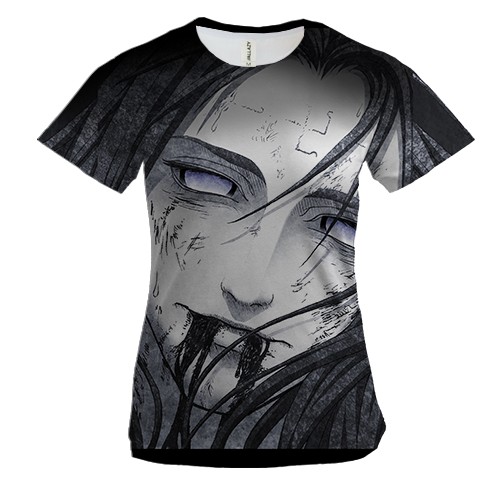 Женская 3D футболка Naruto character 43