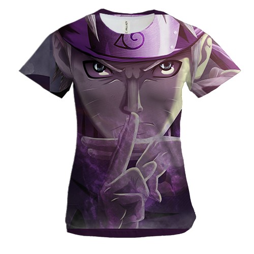 Женская 3D футболка Naruto Uzumaki 2