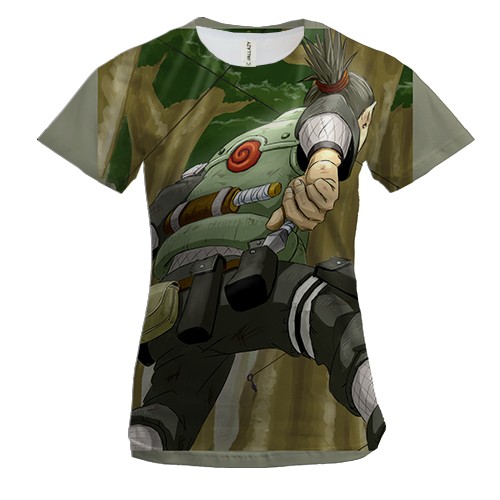 Женская 3D футболка Naruto character 39