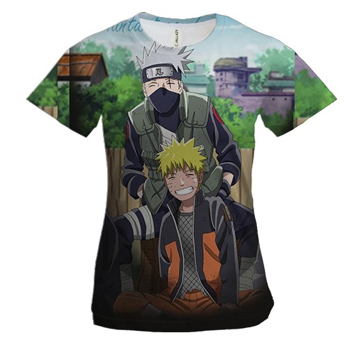 Женская 3D футболка Naruto`s comand 8