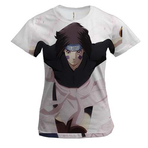 Женская 3D футболка Naruto characters 37