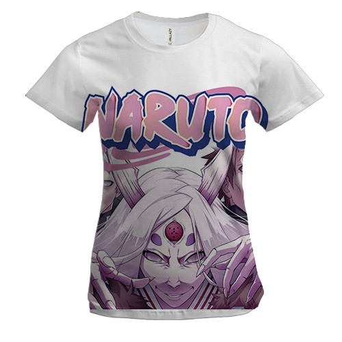 Женская 3D футболка Naruto character 30
