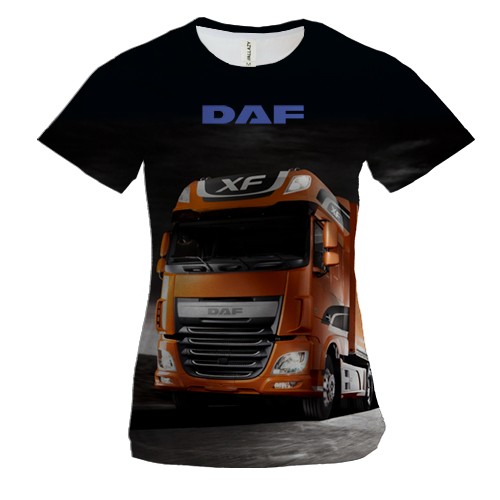 Женская 3D футболка DAF