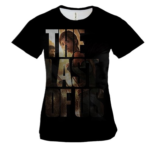 Женская 3D футболка The last of us