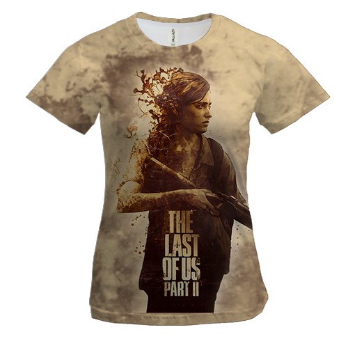 Женская 3D футболка The last of us 2