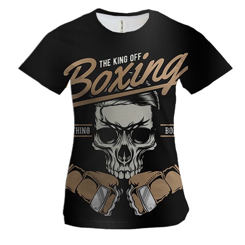 Жіноча 3D футболка King Boxing