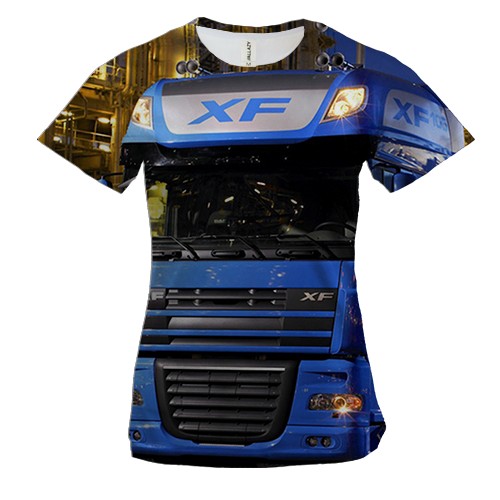 Женская 3D футболка DAF XF