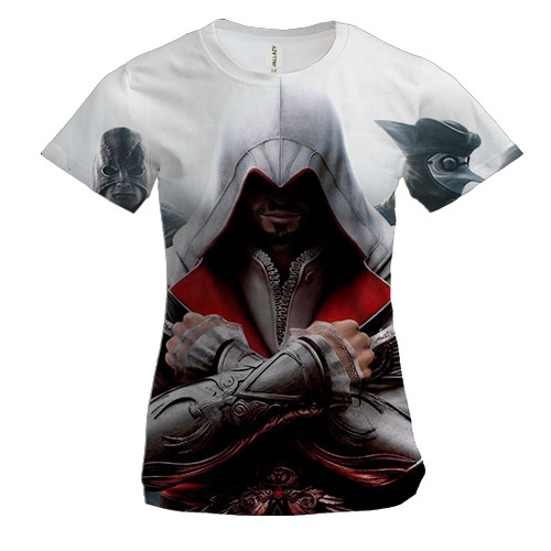 Жіноча 3D футболка з Еціо Аудиторе (Assassin