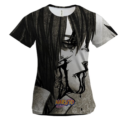 Женская 3D футболка Naruto character 12